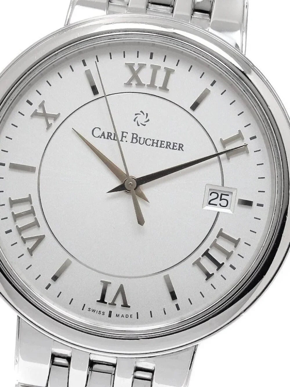 CARL F.BUCHERER Adamavi 10314.08 Date Silver Dial Automatic Men's Watch_963308